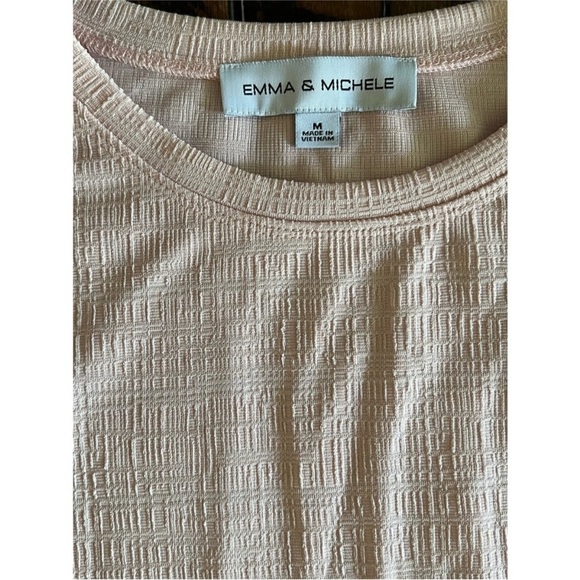 Emma and Michele pale pink dress with ruffle hem size medium - Picture 10 of 13